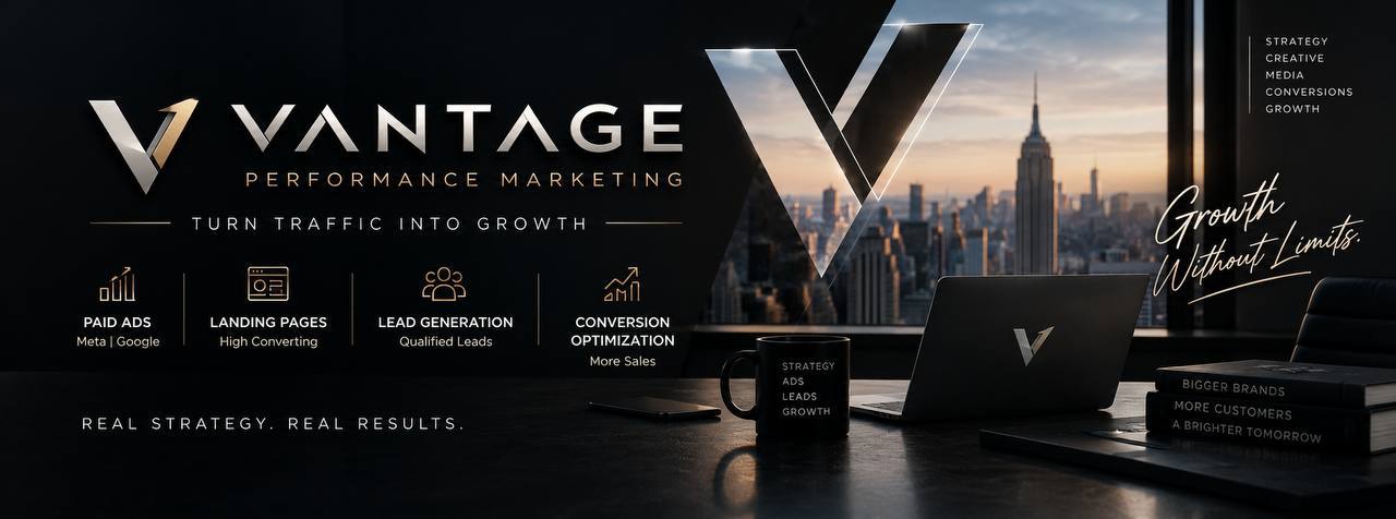 VANTAGE Performance Marketing — paid ads, landing pages, lead generation, conversion optimization